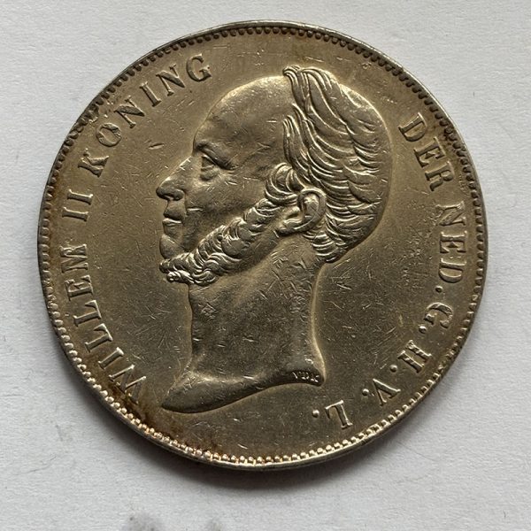 Netherlands 2 1/2 Gulden 1848
